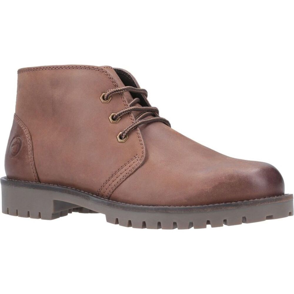 Cotswold Mens Stroud Lace Up Leather Boot / Tan